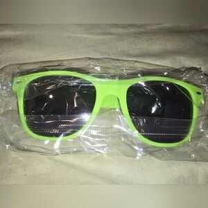 Neon Green Men’s Sunglasses - Classic Wayfarer Style